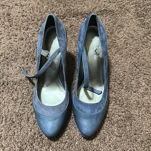 Suede/leather John Lewis (British brand) high heel